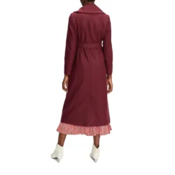 Ted Baker Ted Rosiey Wool Longline Coat for Coats & Jackets Colour Dp Purple -Ted Baker shop online 66788324 xxl a2