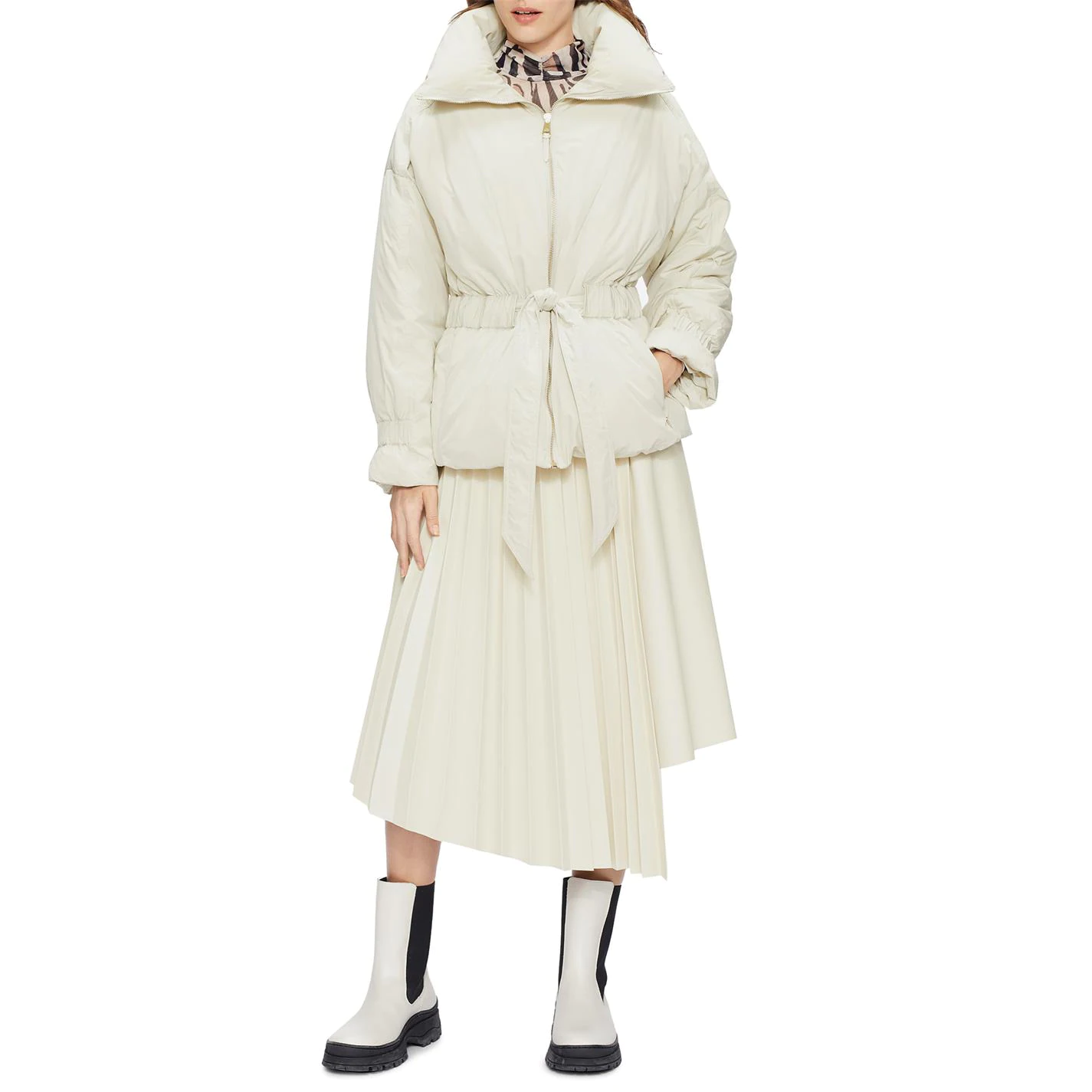 Ted Baker Alexii Padded Jacket for Coats & Jackets Colour White 6 Ted Baker Alexii Padded Jacket for Coats & Jackets Colour White - Image 4