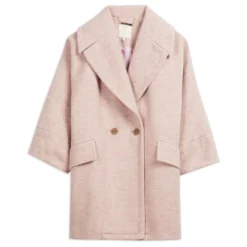 Ted Baker Juliet Cocoon Coat for Coats & Jackets Colour Lt Pink