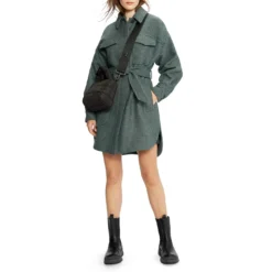 Ted Baker Emerii Shacket for Coats & Jackets Colour Dk Green -Ted Baker shop online 66788915 xxl a3
