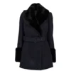 Ted Baker Llotie Belted Short Coat for Coats & Jackets Colour Dk Navy -Ted Baker shop online 66789018 xxl
