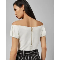 Ted Baker Dorento Off Shoulder Top for Tops Colour Ivory 8 Ted Baker Dorento Off Shoulder Top for Tops Colour Ivory -Ted Baker shop online 67346369 xxl a2