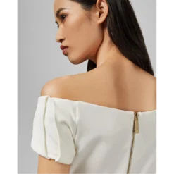 Ted Baker Dorento Off Shoulder Top for Tops Colour Ivory 9 Ted Baker Dorento Off Shoulder Top for Tops Colour Ivory -Ted Baker shop online 67346369 xxl a3