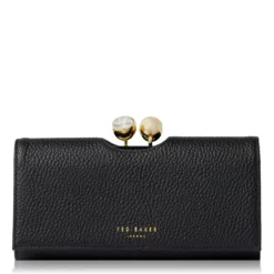 Ted Baker Leather Josiey Crystal Top Purse for Purses Colour Black