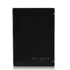 Ted Baker Ted Baker Zacks Bi-fold Card Holder for Men's Accessories Colour BLACK