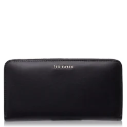 Ted Baker Ted Baker Garcey Core Zip Around Purse Womens for Purses Colour black