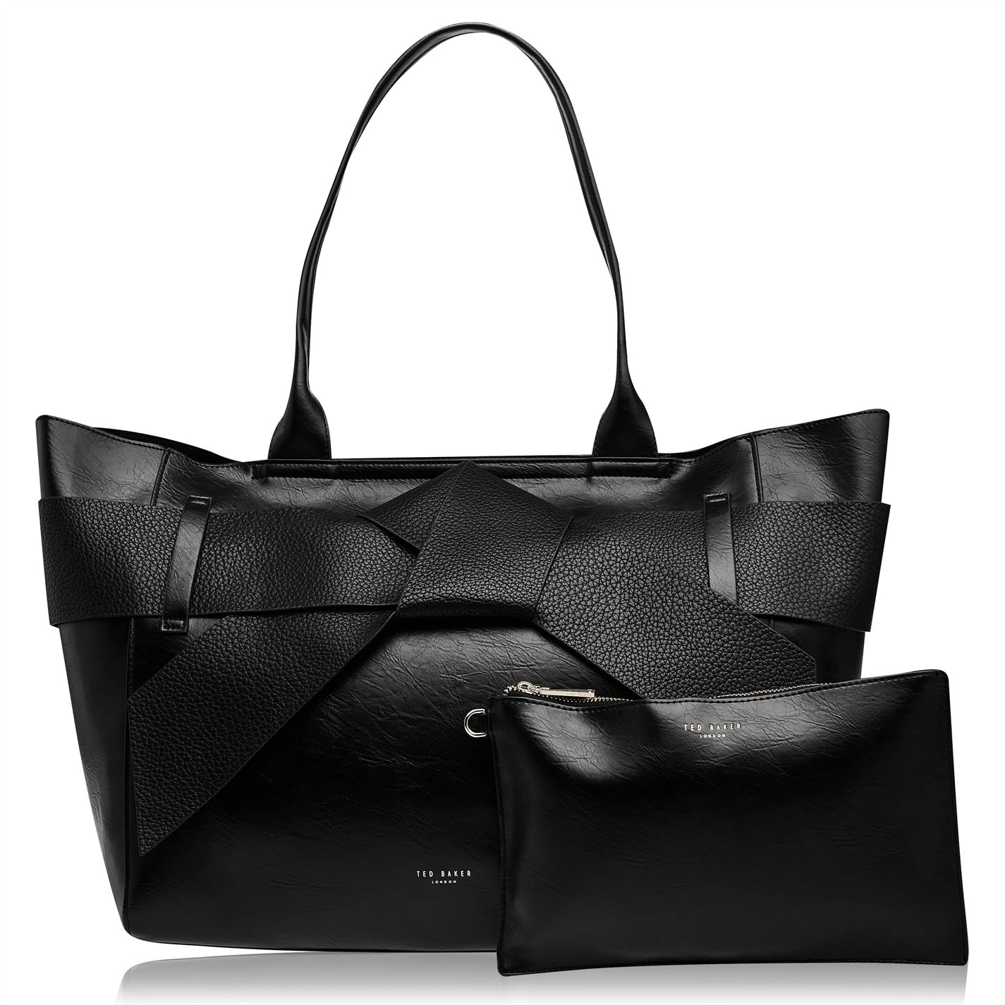 Ted Baker PU Large Tote Bag for Handbags Colour black 6 Ted Baker PU Large Tote Bag for Handbags Colour black - Image 4