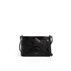 Ted Baker Jimsina Bow PU Crossbody Bag for Handbags Colour black