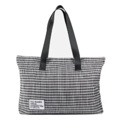 Ted Baker Yazcon Gingham Tote Bag for Handbags Colour black