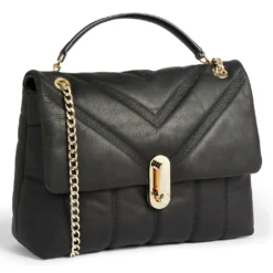 Ted Baker Ted Baker Ayahlin Lock Flap Over Bag for Handbags Colour black