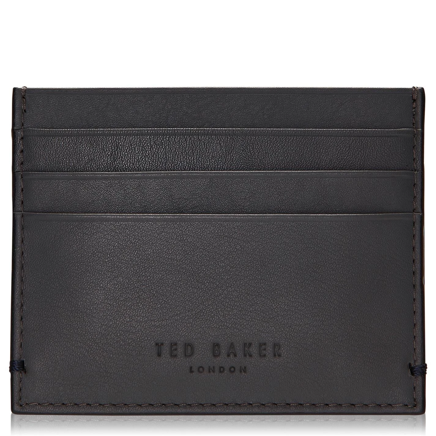 Ted Baker Ted Baker Carter Card Holder Mens for Men's Accessories Colour Grey 6 Ted Baker Ted Baker Carter Card Holder Mens for Men's Accessories Colour Grey - Image 4