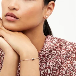 Ted Baker SARSA Sparkle Heart Bracelet for Bracelets & Bangles Colour Rose/Silv Glitt -Ted Baker shop online 71666006 xxl a2