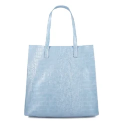 Ted Baker Croccon Tote for Handbags Colour Pl-blue