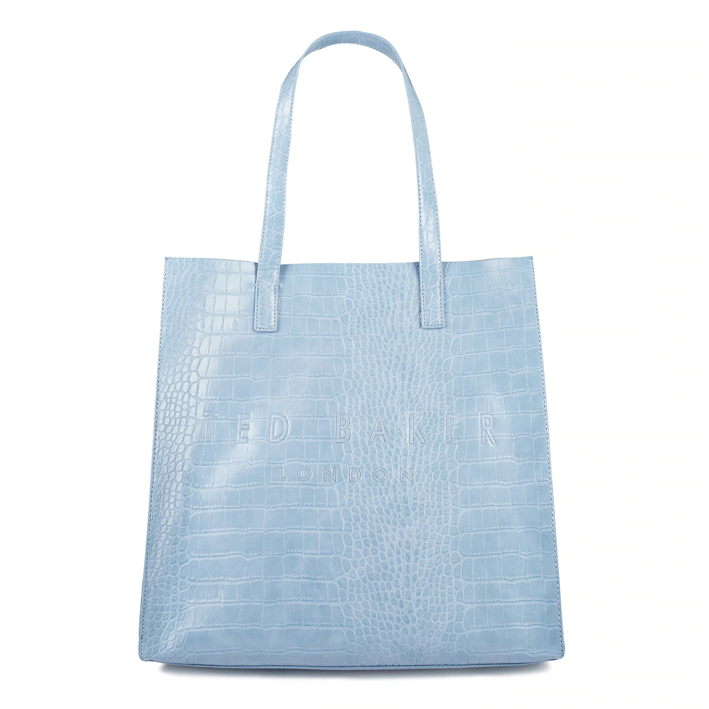 Ted Baker Croccon Tote for Handbags Colour Pl-blue 3 Ted Baker Croccon Tote for Handbags Colour Pl-blue