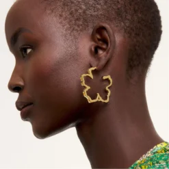 Ted Baker GEANNI Grandiflora Hoop Earring for Earrings Colour Gold -Ted Baker shop online 71892710 xxl a2