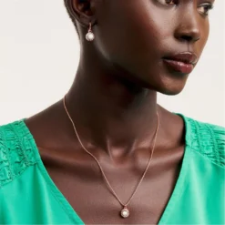 Ted Baker GEMMARH Gem Button Pendant for Necklaces Colour Rose Gold/Clear -Ted Baker shop online 71893606 xxl a2