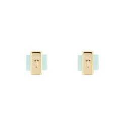 Ted Baker GEORG Gem Bar Stud Earring for Earrings Colour Gold/Amazonite
