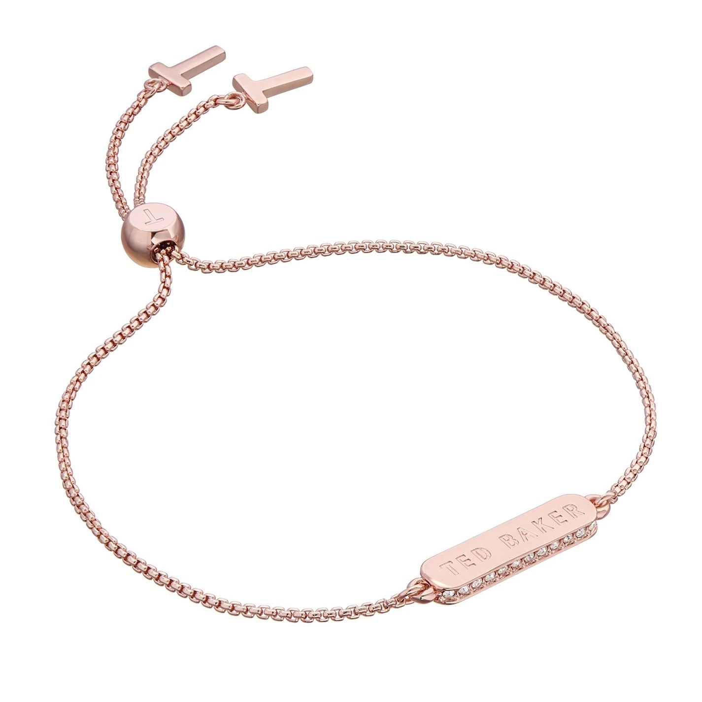 Ted Baker SARAIO Sparkle Bar Bracelet for Bracelets & Bangles Colour Rose Gold/Cryst 4 Ted Baker SARAIO Sparkle Bar Bracelet for Bracelets & Bangles Colour Rose Gold/Cryst - Image 2