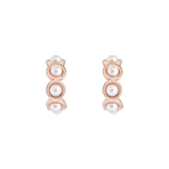 Ted Baker PHEONA Pearl Bubble Hoop Earring for Earrings Colour Rose Gold/Pearl