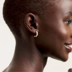 Ted Baker PHEONA Pearl Bubble Hoop Earring for Earrings Colour Rose Gold/Pearl -Ted Baker shop online 71895306 xxl a2