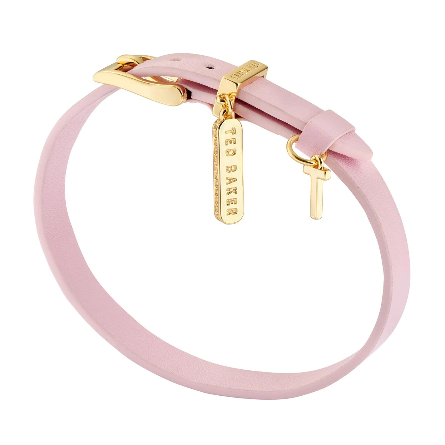 Ted Baker BRIELLI Sparkle Bar Leather Bracelet for Bracelets & Bangles Colour Gold/Pink/Cryst 4 Ted Baker BRIELLI Sparkle Bar Leather Bracelet for Bracelets & Bangles Colour Gold/Pink/Cryst - Image 2