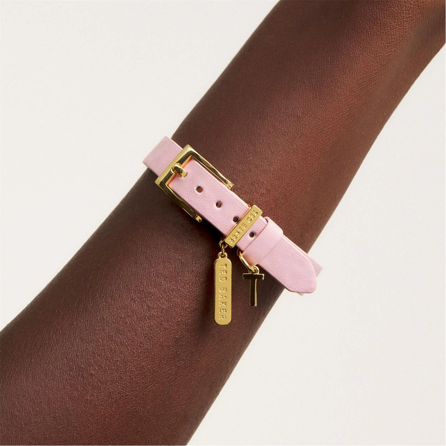 Ted Baker BRIELLI Sparkle Bar Leather Bracelet for Bracelets & Bangles Colour Gold/Pink/Cryst 5 Ted Baker BRIELLI Sparkle Bar Leather Bracelet for Bracelets & Bangles Colour Gold/Pink/Cryst - Image 3