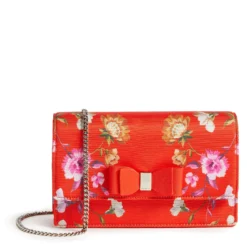 Ted Baker Ted Oe Bow Eve Bag Ld99 for Handbags Colour Brt Orange