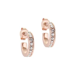 Ted Baker SEENITA Crystal Huggie Earrings for Earrings Colour Rose Gold
