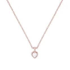 Ted Baker HANNELA Crystal Heart Pendant for Necklaces Colour Rose Gold