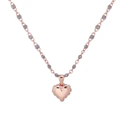 Ted Baker SARAAH Sparkle Heart Pendant for Necklaces Colour Rose/Silv Glitt