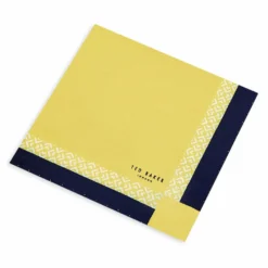 Ted Baker Ted Baker Pony Pocket Square Mens for Handkerchiefs Colour Yellow