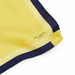 Ted Baker Ted Baker Pony Pocket Square Mens for Handkerchiefs Colour Yellow -Ted Baker shop online 76290613 xxl a2