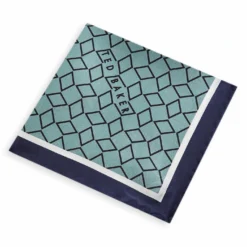 Ted Baker Ted Baker Culver Pocket Square Mens for Handkerchiefs Colour Mid Green