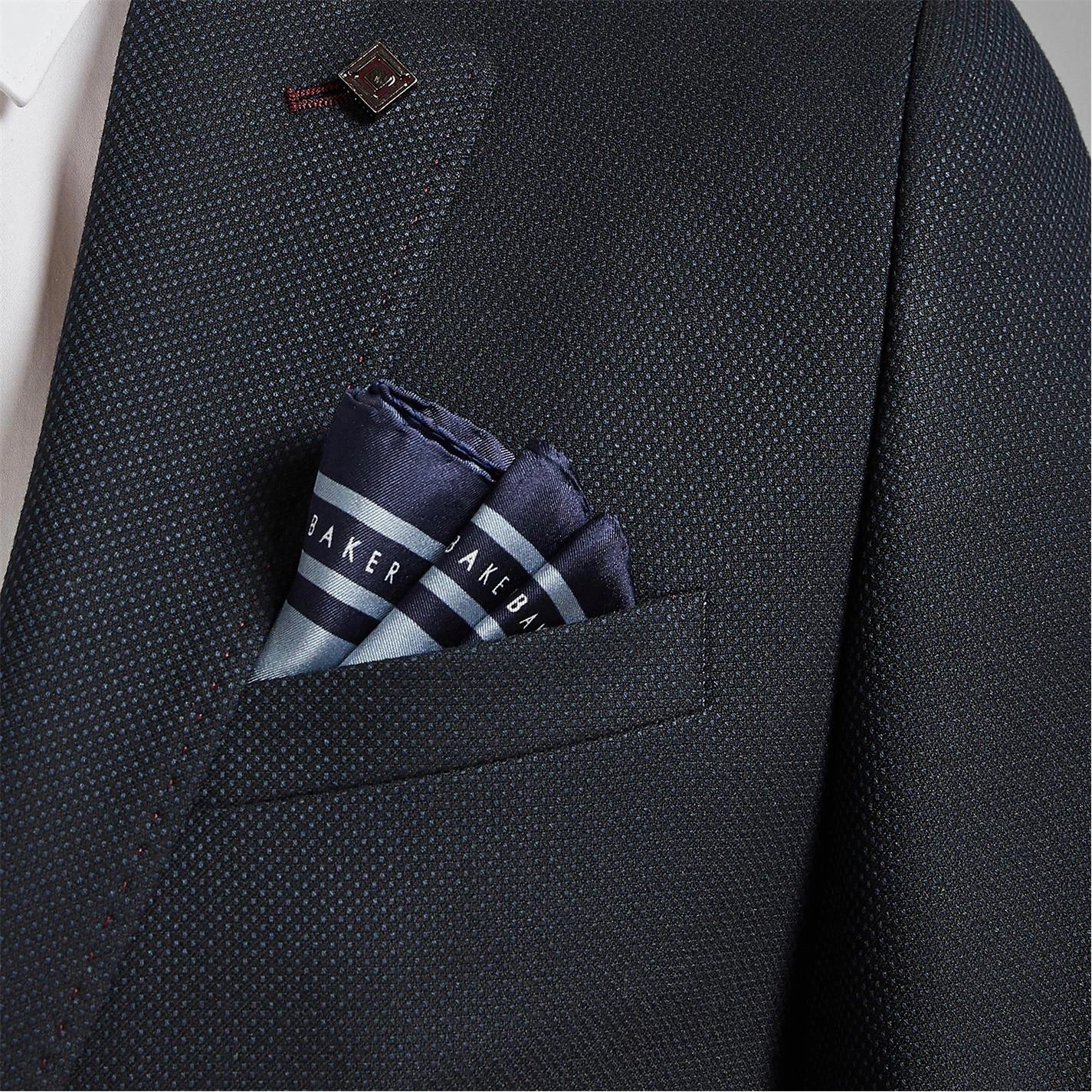 Ted Baker Ted Baker Pocket Square Mens for Handkerchiefs Colour White 6 Ted Baker Ted Baker Pocket Square Mens for Handkerchiefs Colour White - Image 4