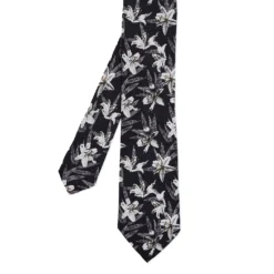 Ted Baker Ted Baker Floral Tie Mens for Ties Colour Black