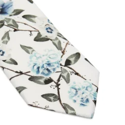 Ted Baker Ted Baker Benni Silk Tie Mens for Ties Colour White -Ted Baker shop online 76606601 xxl a2