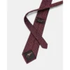 Ted Baker Ted Baker Cheque Silk Tie Mens for Ties Colour Dark Red -Ted Baker shop online 76607608 xxl