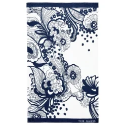 Ted Baker Ted Baker Retro Beach Towel for Towels Colour Navy/white
