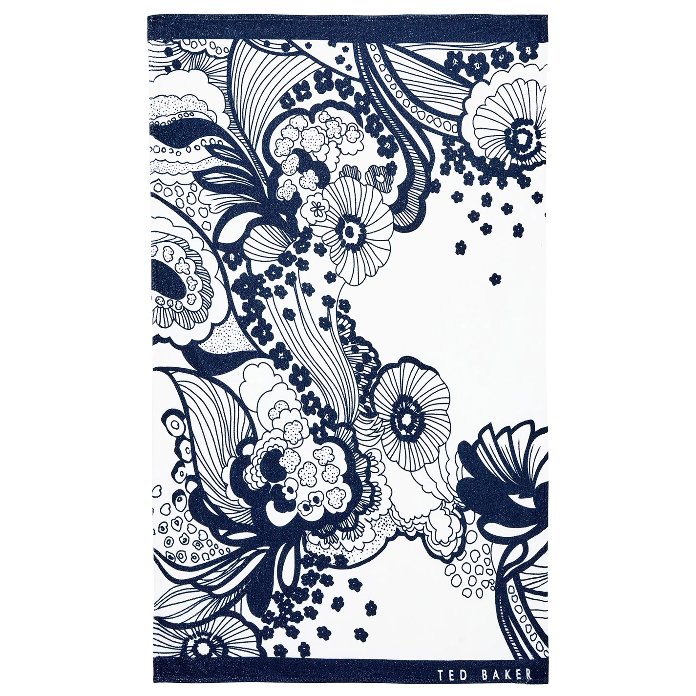 Ted Baker Ted Baker Retro Beach Towel for Towels Colour Navy/white 3 Ted Baker Ted Baker Retro Beach Towel for Towels Colour Navy/white