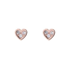 Ted Baker NEENA Nano Heart Stud Earrings for Earrings Colour Rose Gold