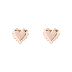 Ted Baker SERSY Sparkle Heart Stud Earrings for Earrings Colour Rose/Crystal