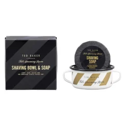 Ted Baker Shaving Bowl & Soap for Makeup Tools Colour Multi