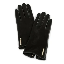 Ted Baker Ted Baker Arlett Suede Gloves Womens for Ladies' Gloves Colour black