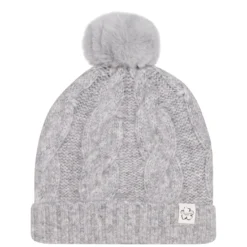 Ted Baker Hannss Bobble Hat for Ladies Hats Colour charcoal