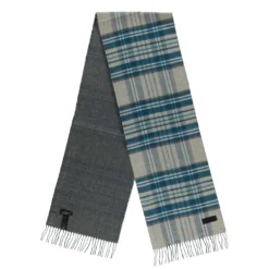 Ted Baker Ted Baker Laite Check Scarf for Men's Scarves Colour Grey