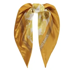 Ted Baker Ted Baker Scila Print Square Scarf Womens for Women's Scarves Colour lt-yellow