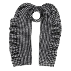 Ted Baker Ted Baker Penny Gingh Scarf Womens for Women's Scarves Colour black