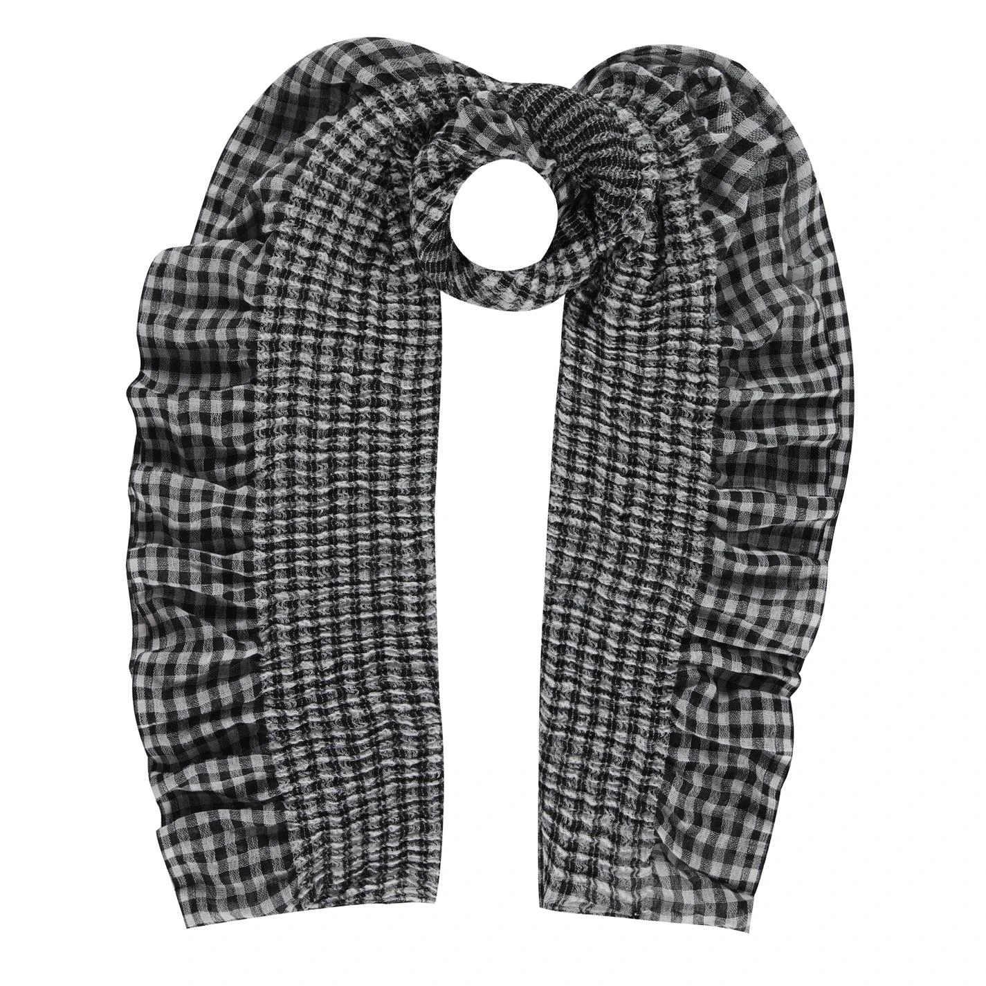 Ted Baker Ted Baker Penny Gingh Scarf Womens for Women's Scarves Colour black 3 Ted Baker Ted Baker Penny Gingh Scarf Womens for Women's Scarves Colour black