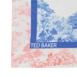 Ted Baker Ted Baker Shali Print Square Scarf Womens for Women's Scarves Colour mid-blue -Ted Baker shop online 90255018 xxl a2