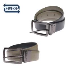 Ted Baker Ronni Reversible Belt for Men's Belts Colour OLIVE